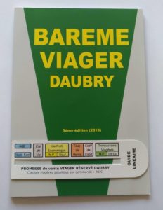 Barème Daubry 2018